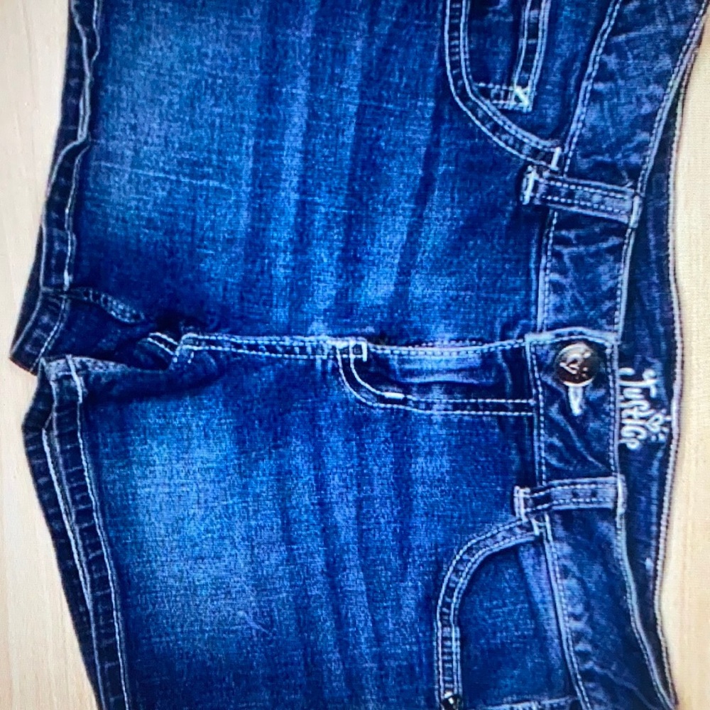 Justice Girls denim shorts